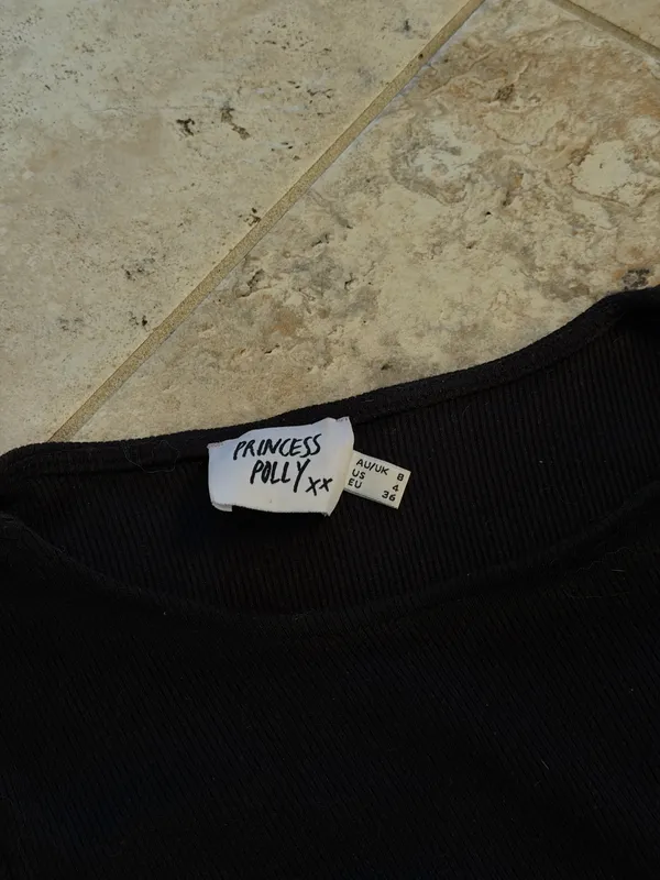 Princess Polly Ribbed Crop Top - Image 3