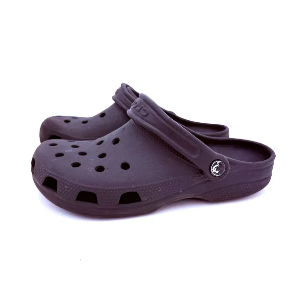 Crocs Black Classic Clog Sandals Size M5 W7 - Image 5