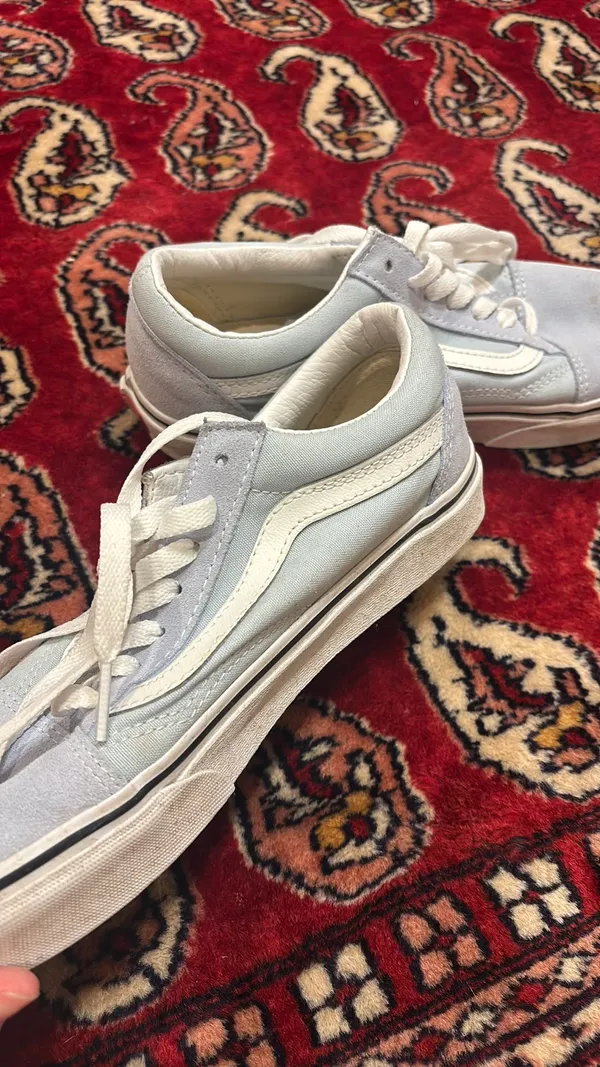Light Blue Vans Sneakers - Image 6