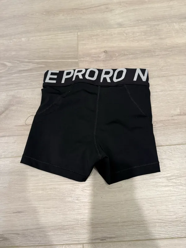 Black Nike Pro Shorts - Image 2