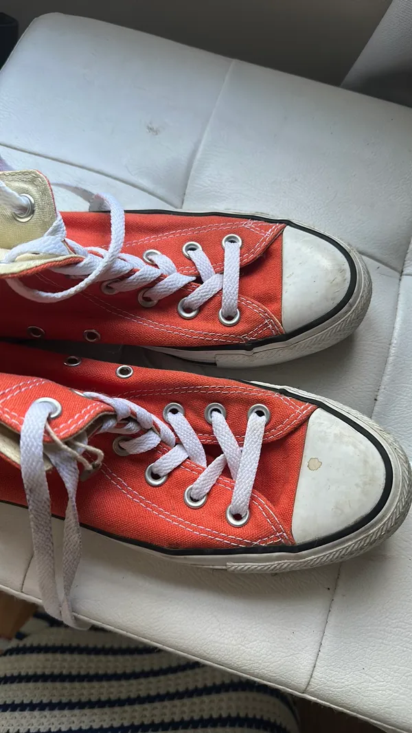 Coral High-Top Converse - Image 4