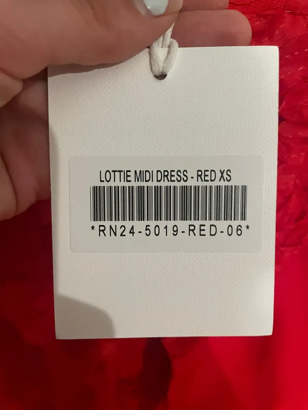 RUNAWAY THE LABEL Lottie Dress Red - Image 7