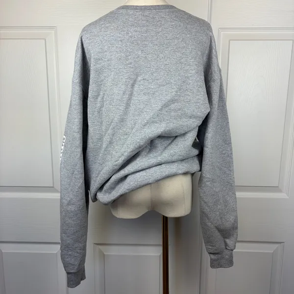 Disney stitch and angel gray crewneck sweatshirt - Image 3