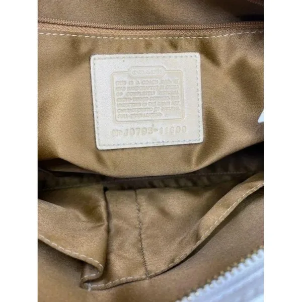 coach leather white shoulder bag - Image 12