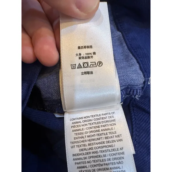 Polo Ralph Lauren Royal Blue‎ The Crosby Relaxed Denim Short Size 27 Cutoff - Image 8
