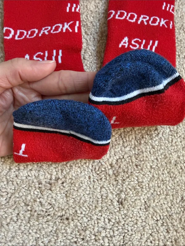 My Hero Academia Red Class 1-A Character Crew Socks. Unisex - Image 7