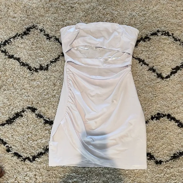 superdown Mini Dress in White - Image 5