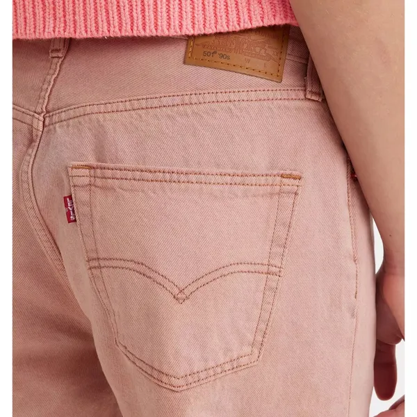 NWT Levi's 90s Women's Colored Denim Jeans Botanical Sunflower Pink 31X32 - Image 2