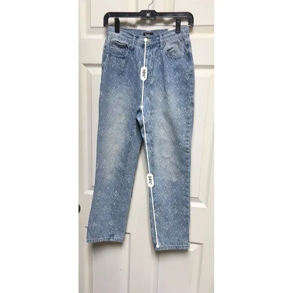 Simple Society High‎ Rise Patterned Women Size 3 26 Juniors Crop Ankle - Image 3