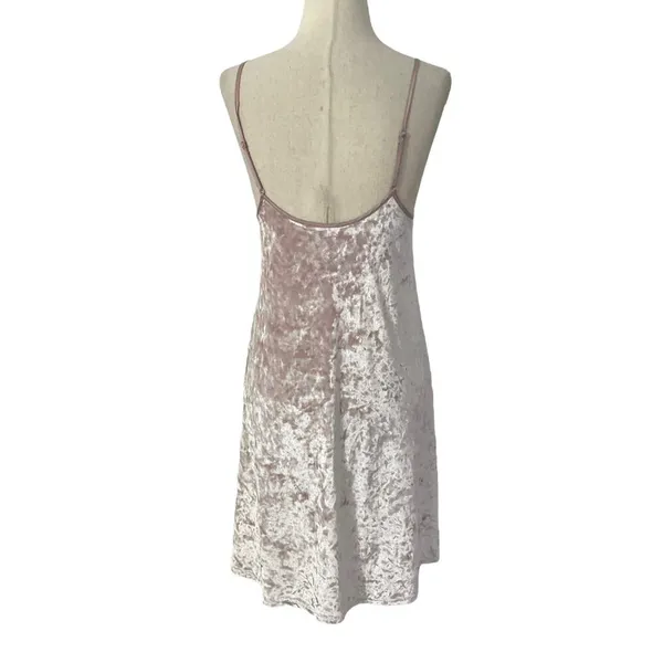 Victoria's Secret Pink Velvet Sleepwear Dress Women's Size XS | 50-14 - Image 2