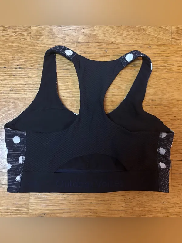 Outdoor Voices Doing Things Polka Dot Preppy Outdoor Hiking Yoga Sports Bra S - Image 5