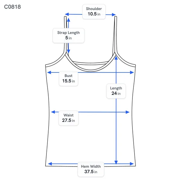 NWT Hersy Womens Top Blue Plaid Camisole Swing Sleeveless Cottagecore Large - Image 10