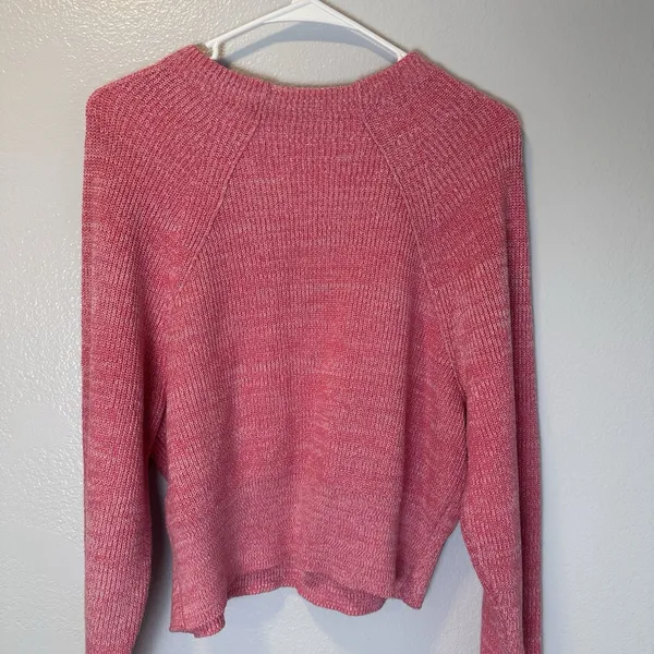 Free People Size-XS/T Women's Too Good Pink Pullover Knit‎ Sweater - Image 9