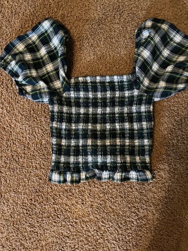 American eagle plaid top - Image 3