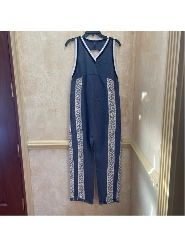 FP Free People Movement Day Trip Jumpsuit Skyline Sz XSmall Coastal Bohemian - Image 5