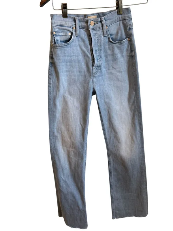 MOTHER The Tripper Ankle Fray Island Time Jeans 24 - Image 4