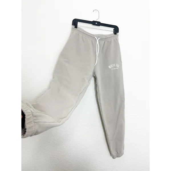 White Fox About That Time Sweatpants Size Medium Jogger Loungewear - Image 10