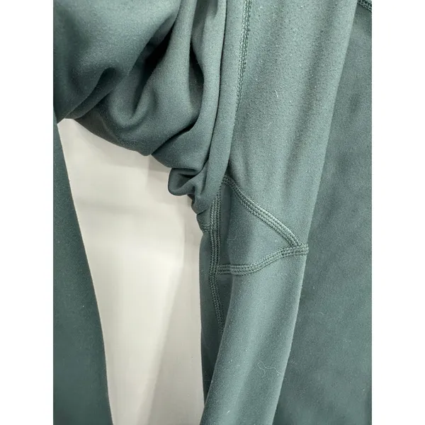 Quince Women High Waisted Flare Leggings Forest Green Size S Athleisure Yoga - Image 5