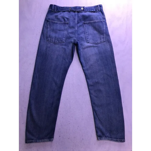 Zara Straight Leg Jeans Womens Size 8 Blue Denim Faded Casual - Image 11