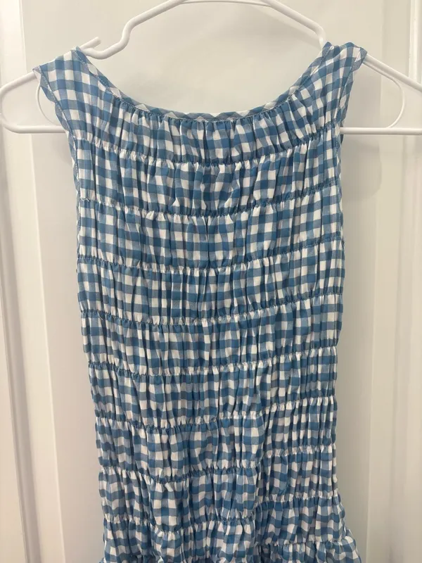 House of Spence blue and white gingham dress - Image 5