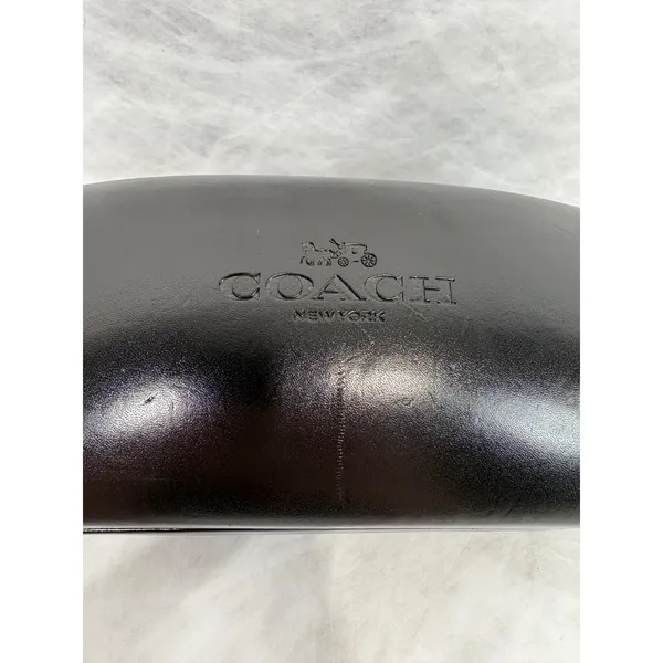 Coach New York Black Hard Clamshell Sunglasses‎ Eyeglasses Case - Image 2