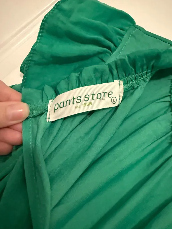 Emerald Green Pants Store Dress - Image 3