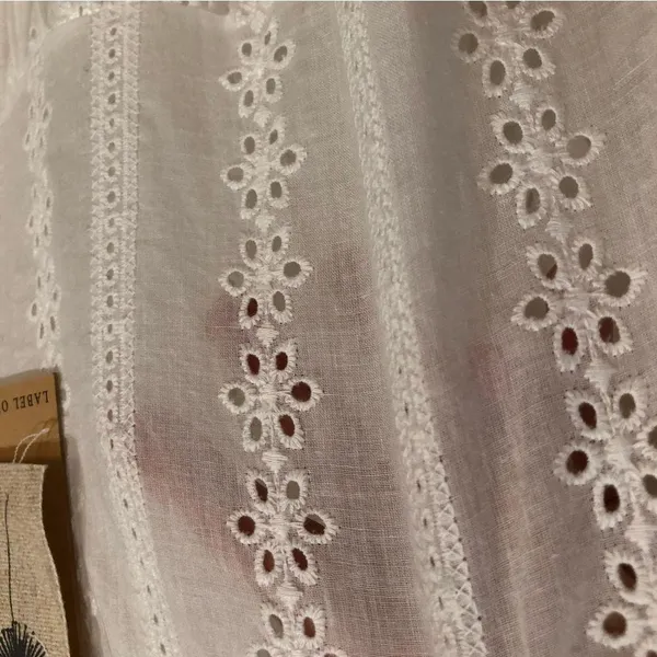 NEW Label of Love White eyelet Dress M - Image 7