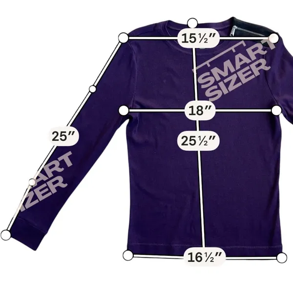 Ralph Lauren Ribbed Long Sleeve Shirt Purple‎ Shoulder Zip Faux Leather Elbow Patches - Image 6
