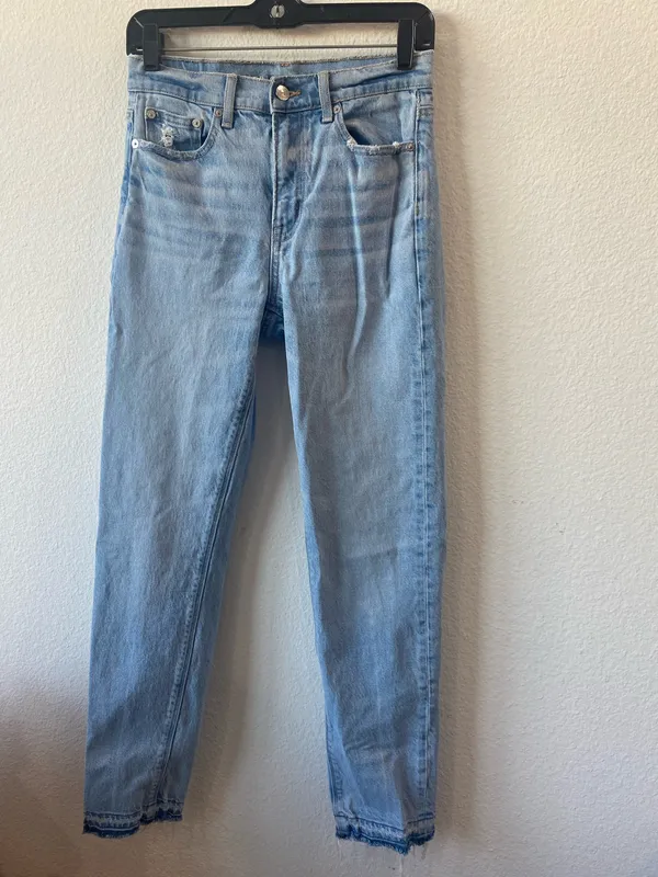 American Eagle Super High Rise Straight Jeans - Image 2