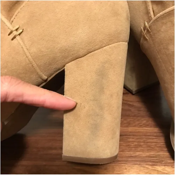 Slouchy bootie tan size 11 - Image 12