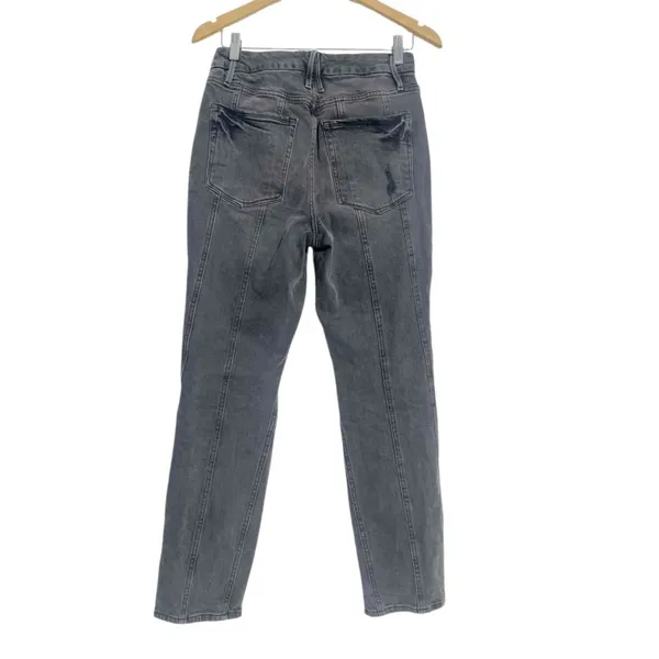Good American Size 10 30 Jeans Distressed Denim - Image 5