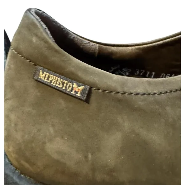 Mephisto Shoes Womens Size‎ 9 EU 42 Brown Nubuck Slip On Crepe Sole Comfort 3711 - Image 6