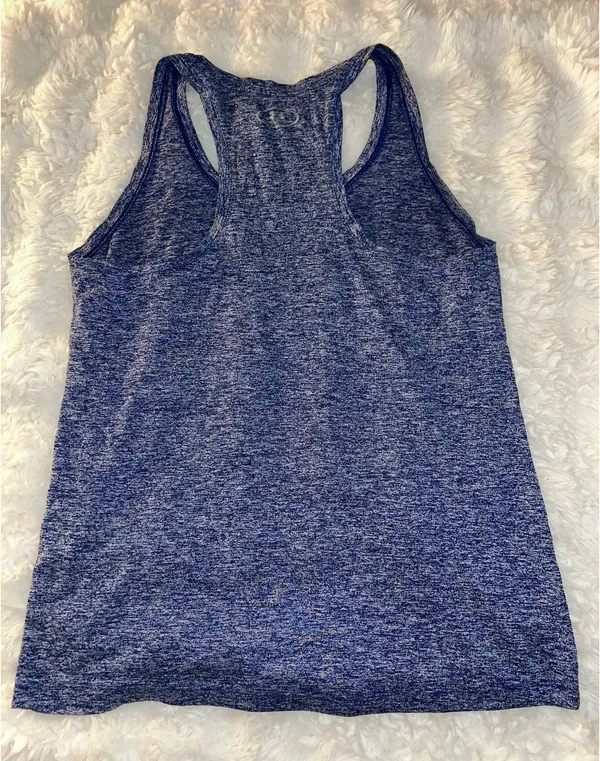 Under Armour Blue Razor Back Tank Top Small - Image 5