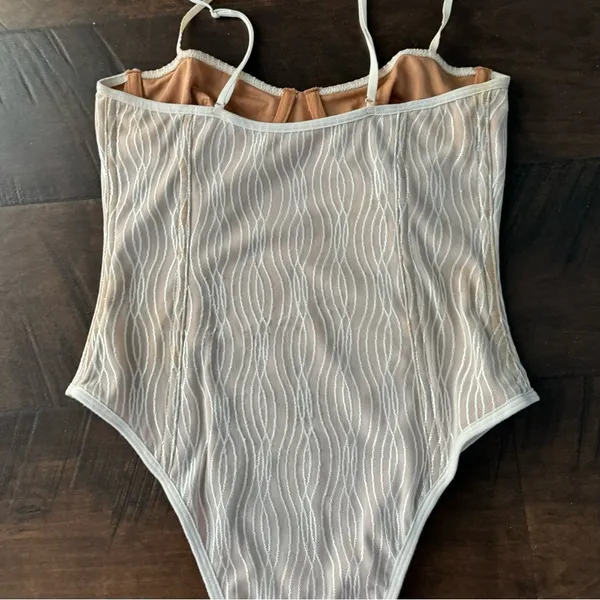 White Fox Corset Bodysuit - Image 10