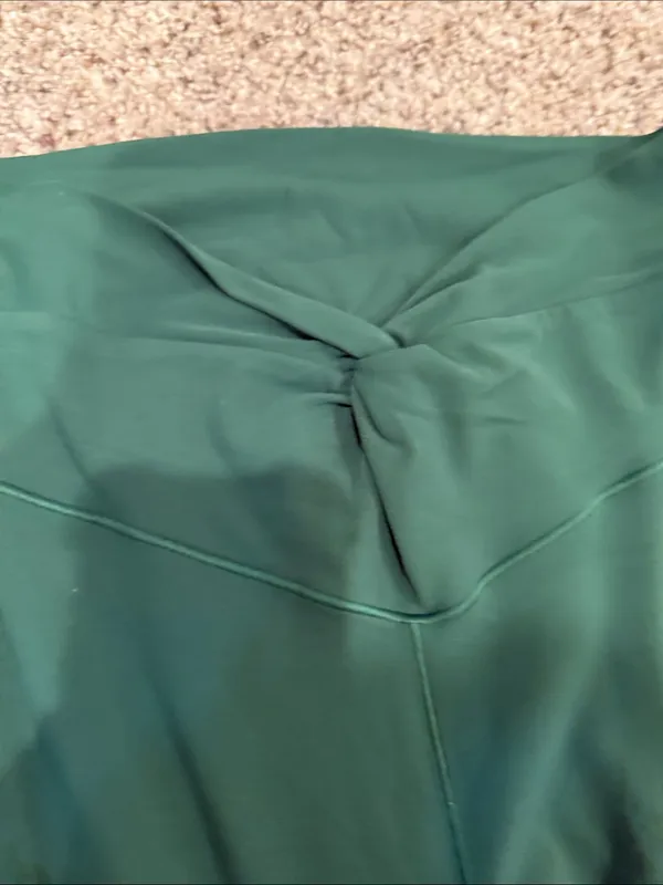 aerie Green Flare Leggings - Image 4