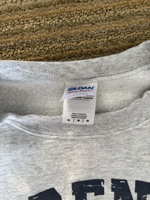 Gildan Gray Firenze Italia Crewneck Sweatshirt - Image 3