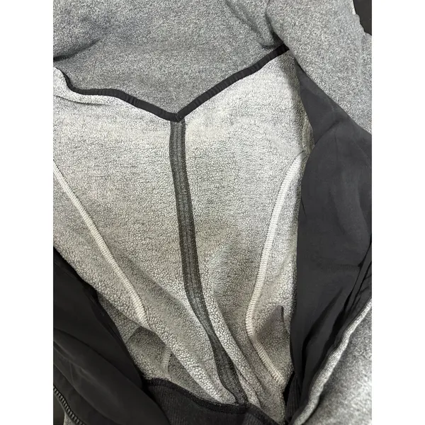 Lululemon Jacket Women 8 Grey Karmacollected Collared Cotton Fleece‎ Super Soft - Image 8