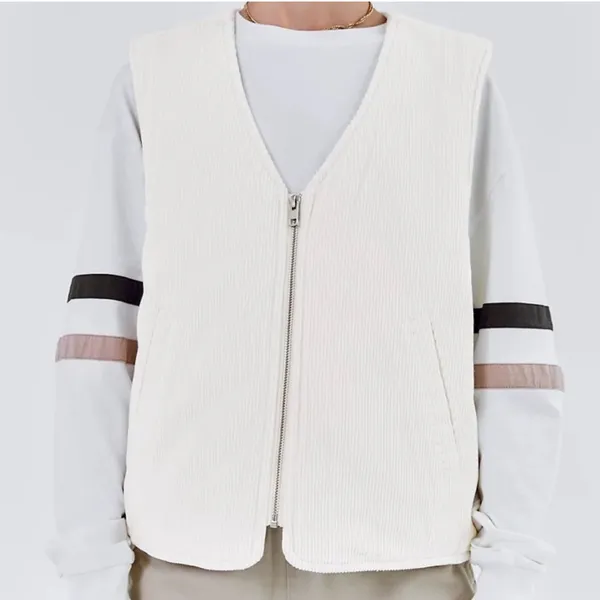 ARITZIA Tna Corduroy Down Sleeveless Puffer Vest Jacket - Image 2