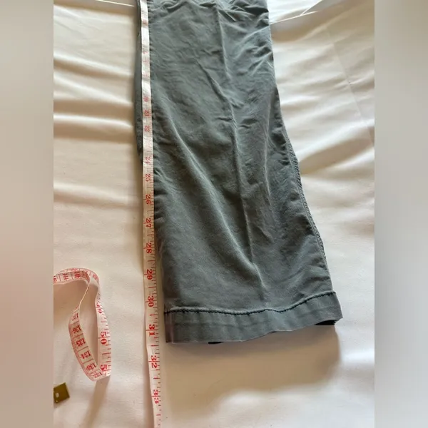Old Navy Womens Large Gray High-Rise OG Chino Pants w/ Elastic Waist - Image 3