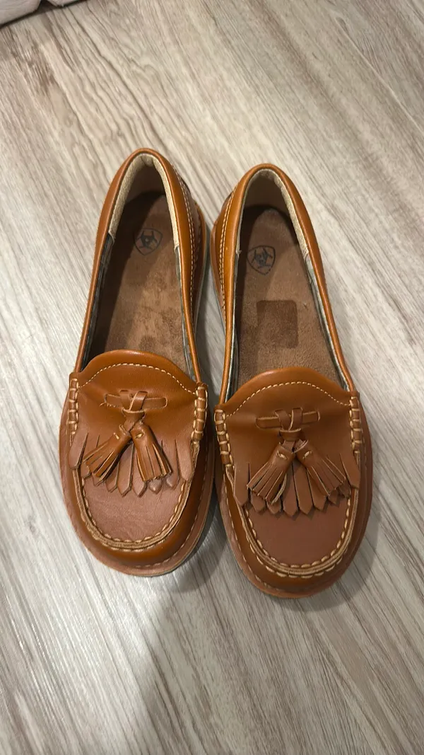 Ariat Leather Slip-On Shoes Moccasins - Image 3