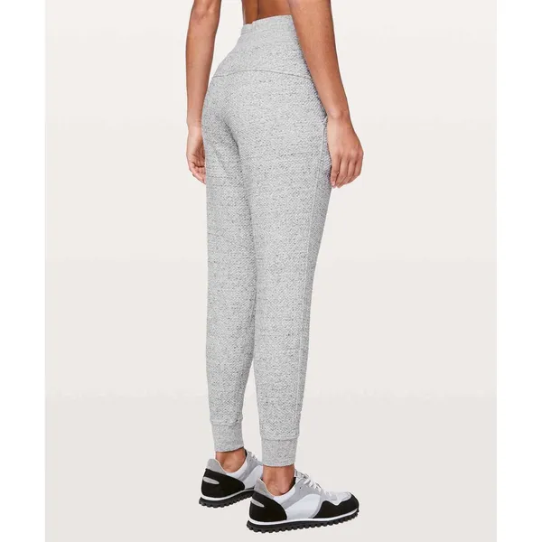 Lululemon Warm Down Jogger II 28" Heathered Melody Light Grey‎ Size 4 Sweatpants - Image 2