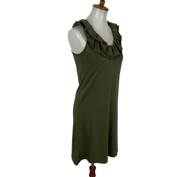 Capelli New York Dress Medium Green Short Sleeve NWT Work Party Retro - Image 4