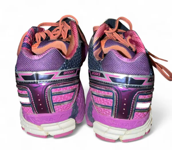 Brooks Adrenaline GTS 15 Running Shoes Womens 11 Purple Orange Athletic Sneaker - Image 6