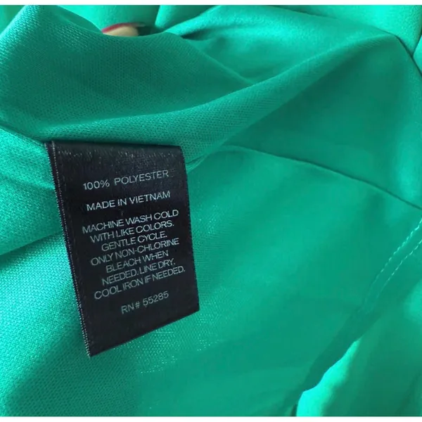Express S Green Maxi Dress Strapless Popover Coastal Resortwear‎ Beachy NWT - Image 6