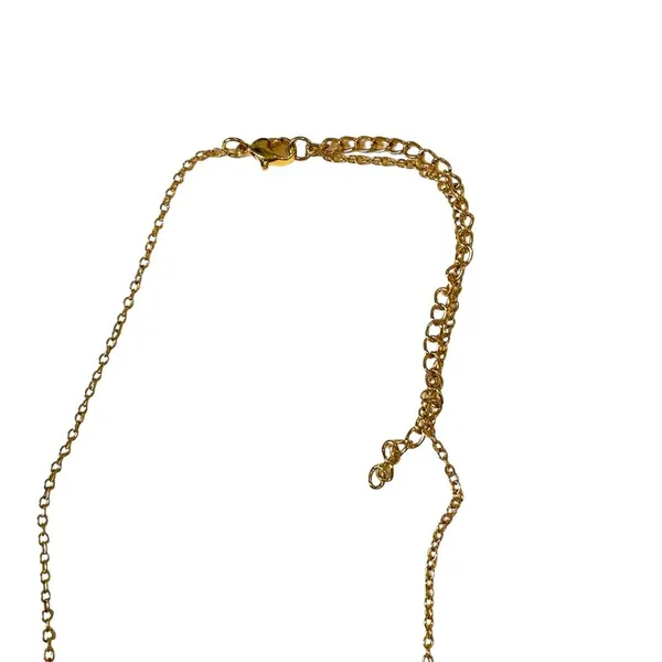 Disney Mulan Gold Sword Charm Necklace Adjustable Chain Warrior Princess Jewelry - Image 3