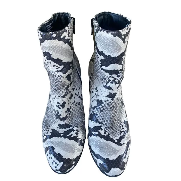 Madden Girl snake skin boots size 7.5 womens - Image 3