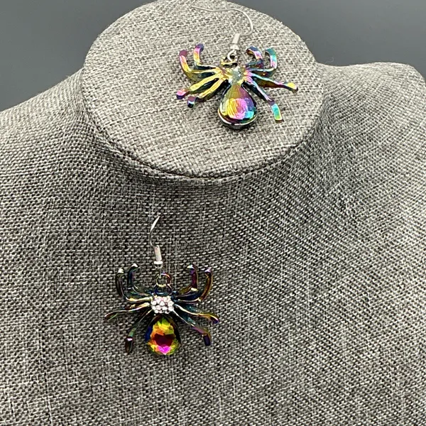 Spider Rhinestones Earrings Multiple - Image 5