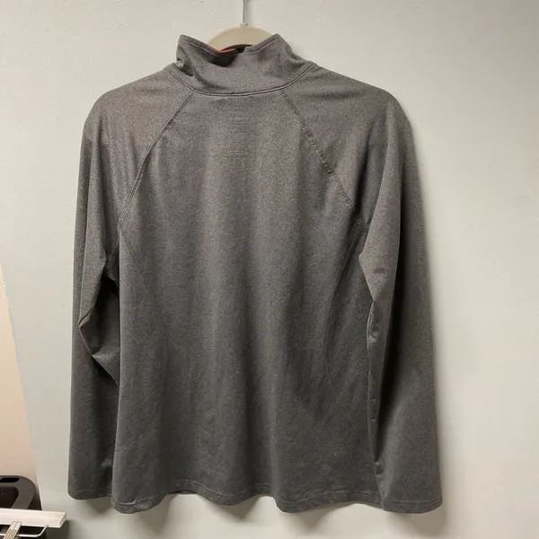 Danskin Now Quarter Zip Pullover Charcoal Grey Activewear Womens XL Gray Size 16W - Image 3