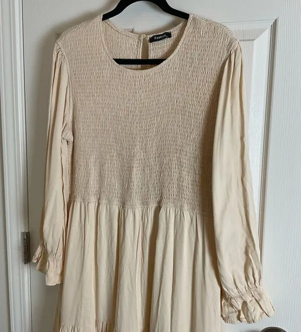 Women's Casual Long Sleeve Smocked Dress size X-Large - Image 3