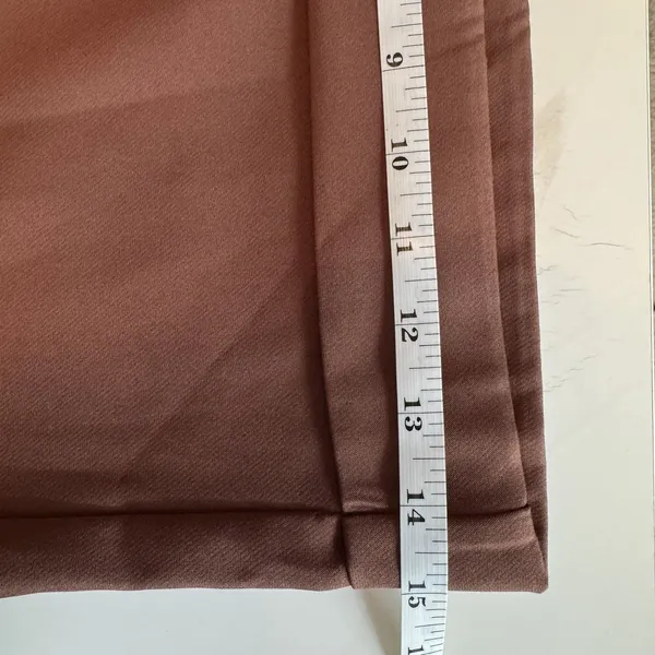 Missguided Plus Tailored Wide Leg Trousers US 16 Chocolate Brown Cuffed Hem NWT - Image 12
